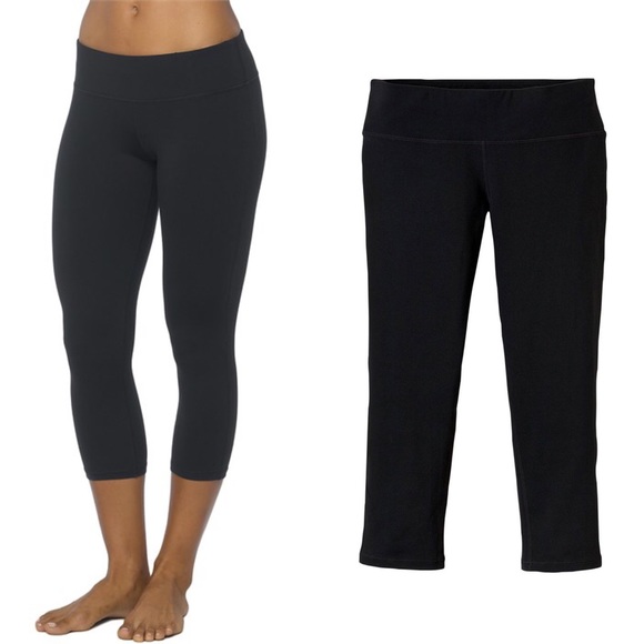 Prana Ashley Capri Low Rise Legging Black Yoga - Picture 2 of 5